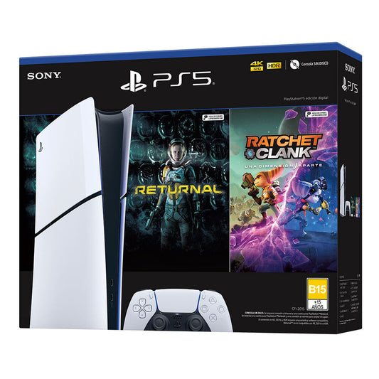 PlayStation Slim Digitosl 1tb Bundle ( 2 juegos)